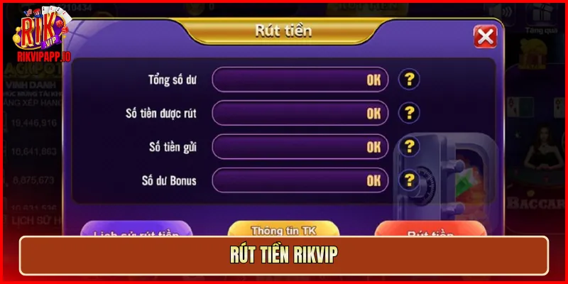 Rút tiền Rikvip