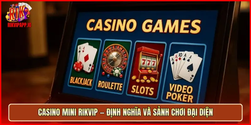 Casino mini Rikvip — định nghĩa và sảnh chơi đại diện