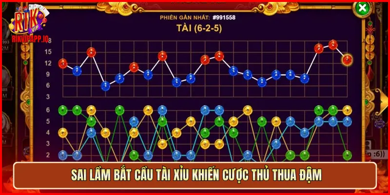 Sai lầm bắt cầu Tài Xỉu khiến cược thủ thua đậm