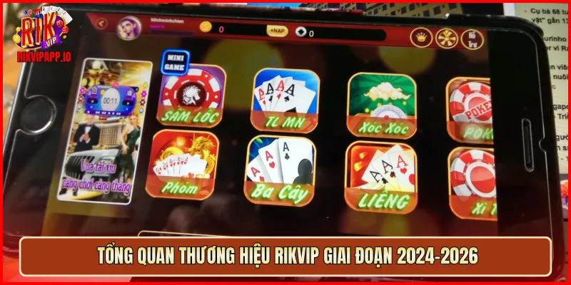 Tổng quan thương hiệu Rikvip giai đoạn 2024-2026