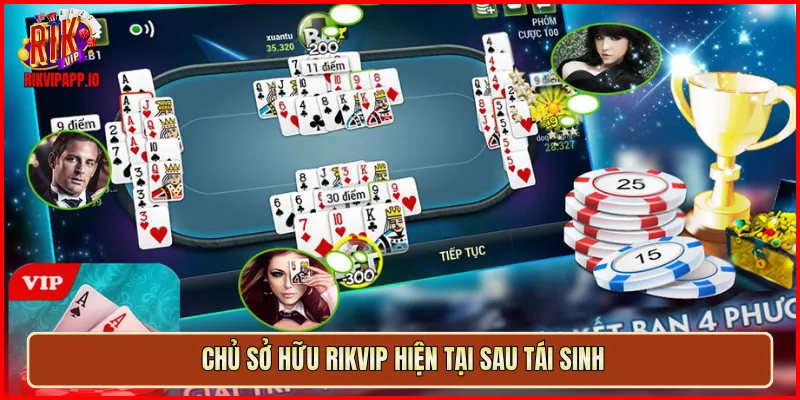 Chủ sở hữu Rikvip hiện tại sau tái sinh