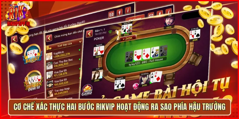 Cơ chế xác thực hai bước Rikvip hoạt động ra sao phía hậu trường